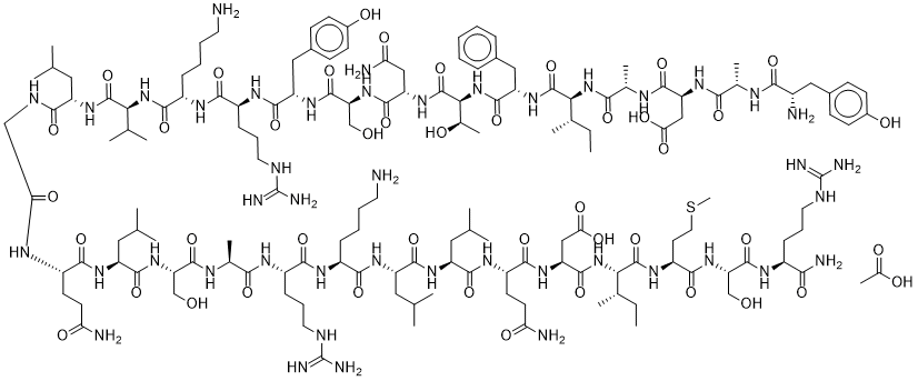 sermorelin acetate molecule