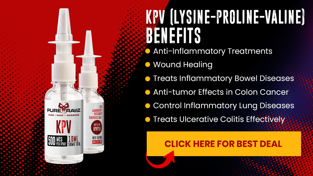 KPV (Lysine-Proline-Valine)- Benefits: