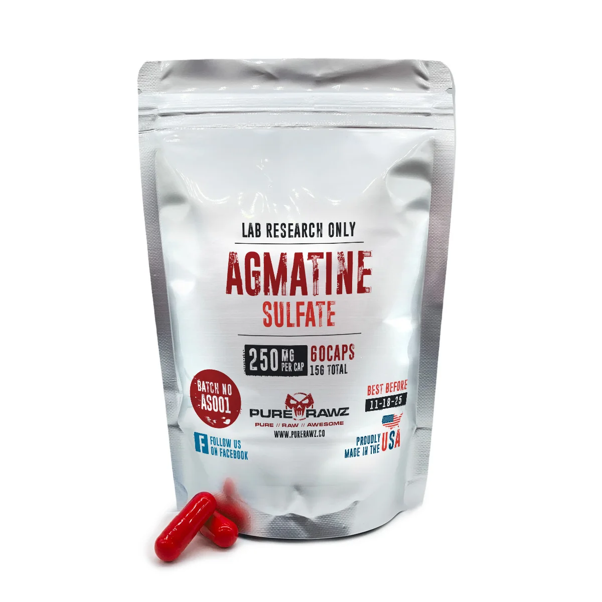 PRZ Agmatine Sulfate 60caps