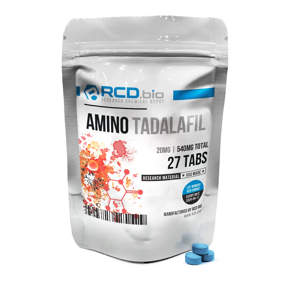 RCDbio Amino Tadalafil 20mg