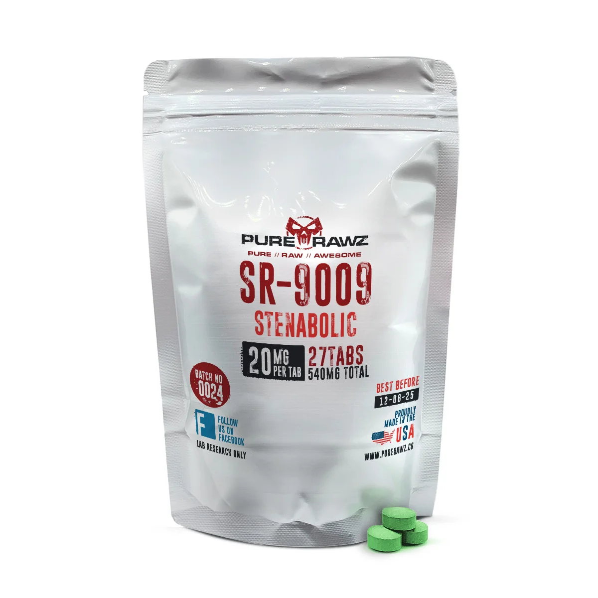 SR-9009 | PureRawz Product | Nanotech Project