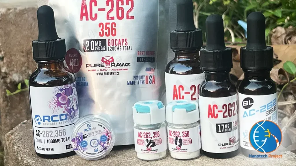 AC262 liquids, powder and capsules