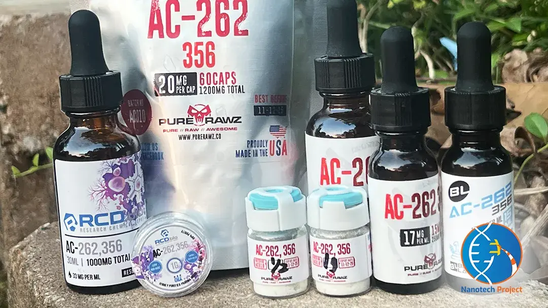 AC262 liquids, powder and capsules
