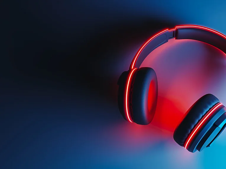 Podcast headphone